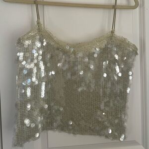 Zara Sequin Top!